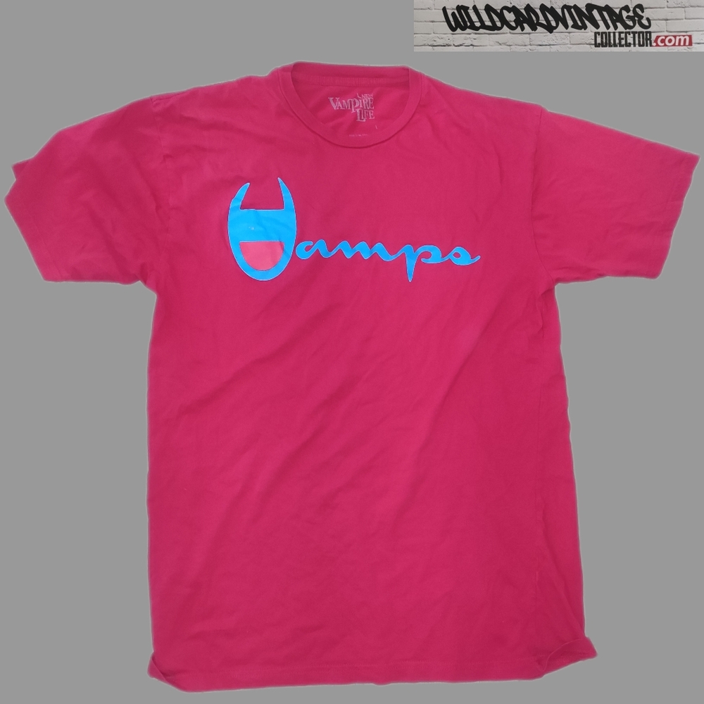 Vamp Champion style Vampire Life men's shirt size Large